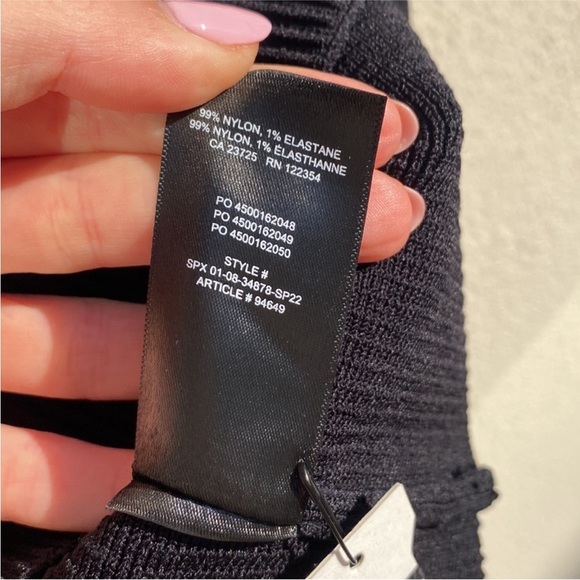 Aritzia Babaton Sculpt Knit Cross Neck dress - Picture 5 of 5